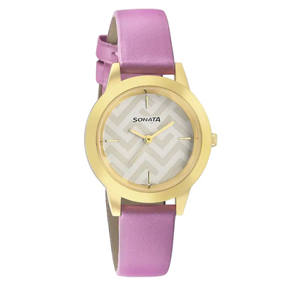 "Sonata Ladies Watch 87019YL02 - Click here to View more details about this Product